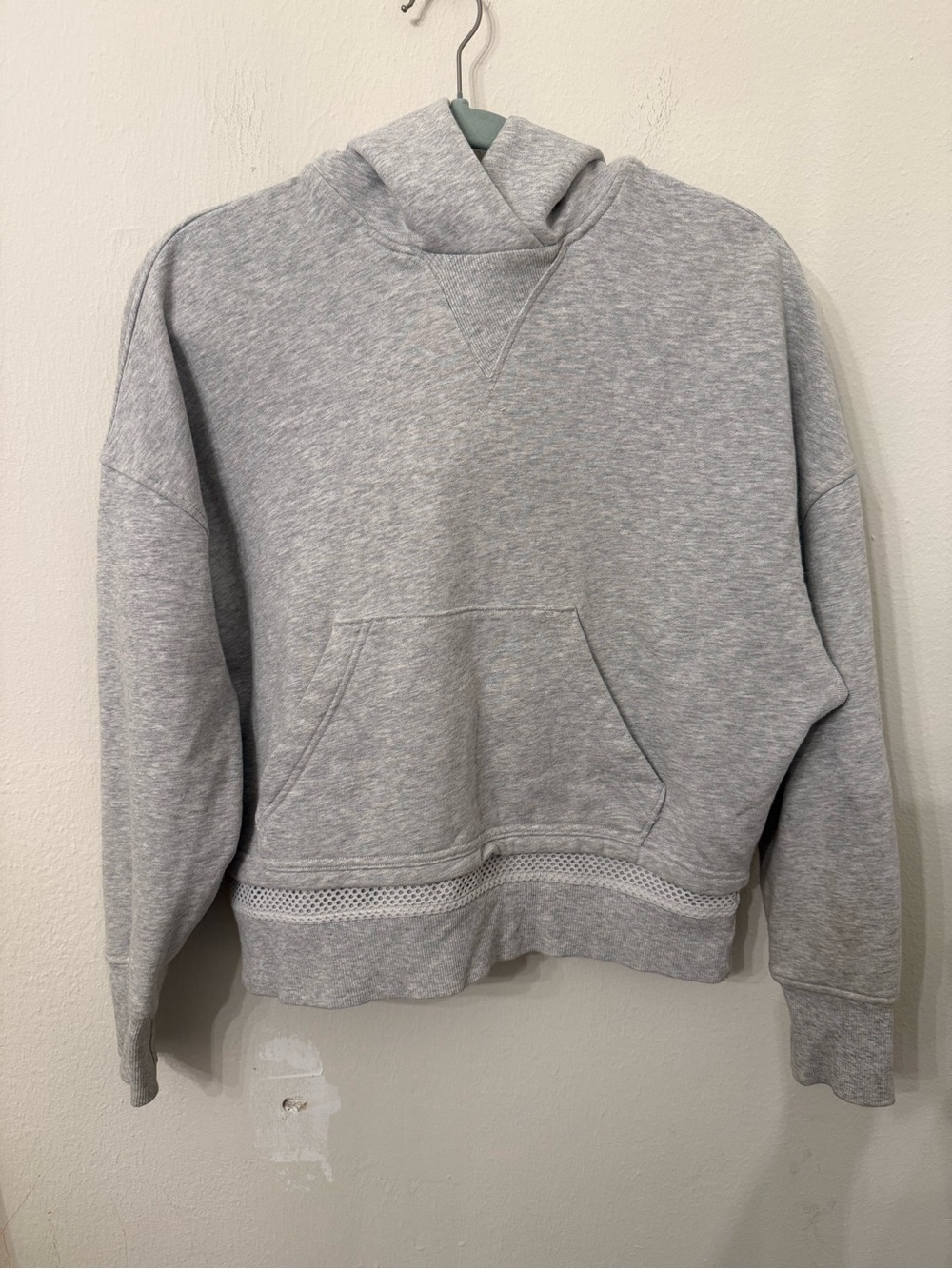 lululemon athletica Light Gray Pullover Hoodie